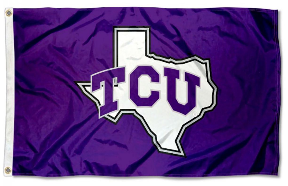 TCU Horned Frogs Logo 3×5 Flag - I AmEricas Flags