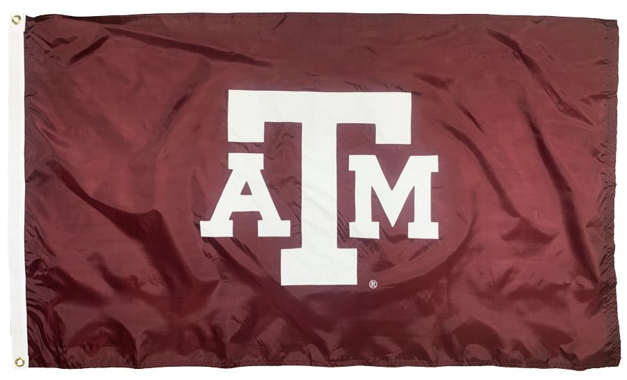 Texas A&M ATM Logo 3×5 Applique Flag - I AmEricas Flags