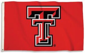 Texas Tech Double T Logo 3x5 Flag - Red