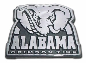 University of Alabama Crimson Tide Chrome Car Emblem