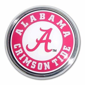 University of Alabama Seal Color Car Emblem