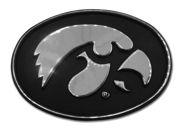 University of Iowa Hawkeyes Chrome Car Emblem