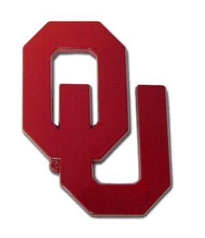 University of Oklahoma OU Color Car Emblem