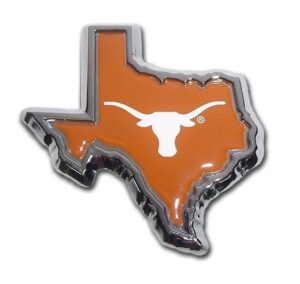 University of Texas State Shape Color Car Emblem
