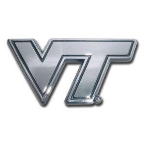 Virginia Tech University Chrome Car Emblem