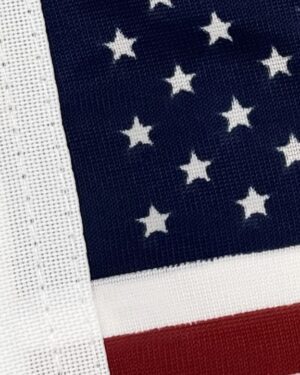 American 6" x 9" Motorcycle Flag Detail