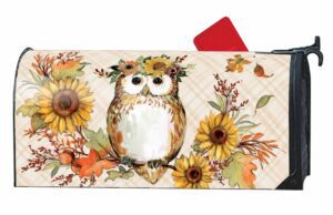 Autumn Owl Mailbox Cover