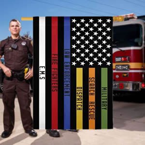 First Responder House Flags