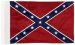 Rebel Confederate 6" x 9" Motorcycle Flag