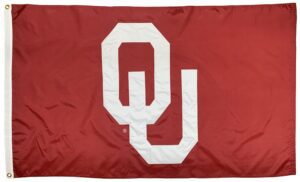 University of Oklahoma OU Applique Flags