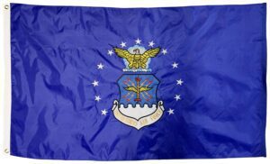 Air Force Double Sided 3x5 Flag Embroidered Nylon