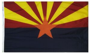 Arizona State 3x5 Nylon Flag - Made in the USA
