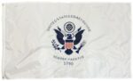 Coast Guard Double Sided 3x5 Flag Embroidered Nylon