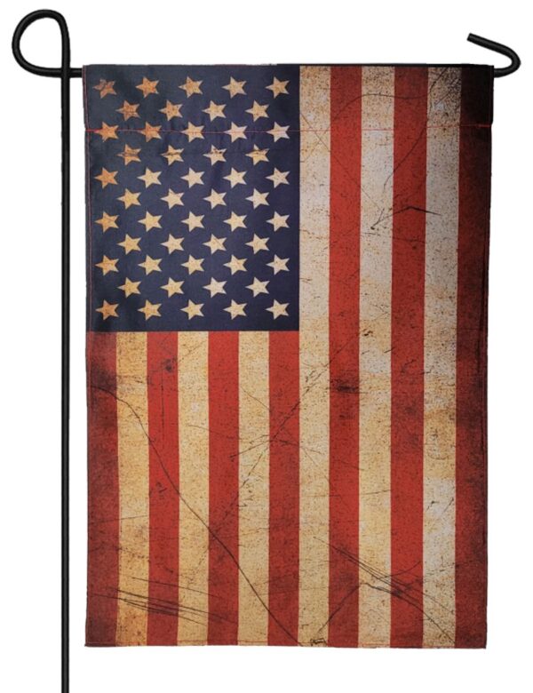 Vintage Antique American Garden Flag - Printed