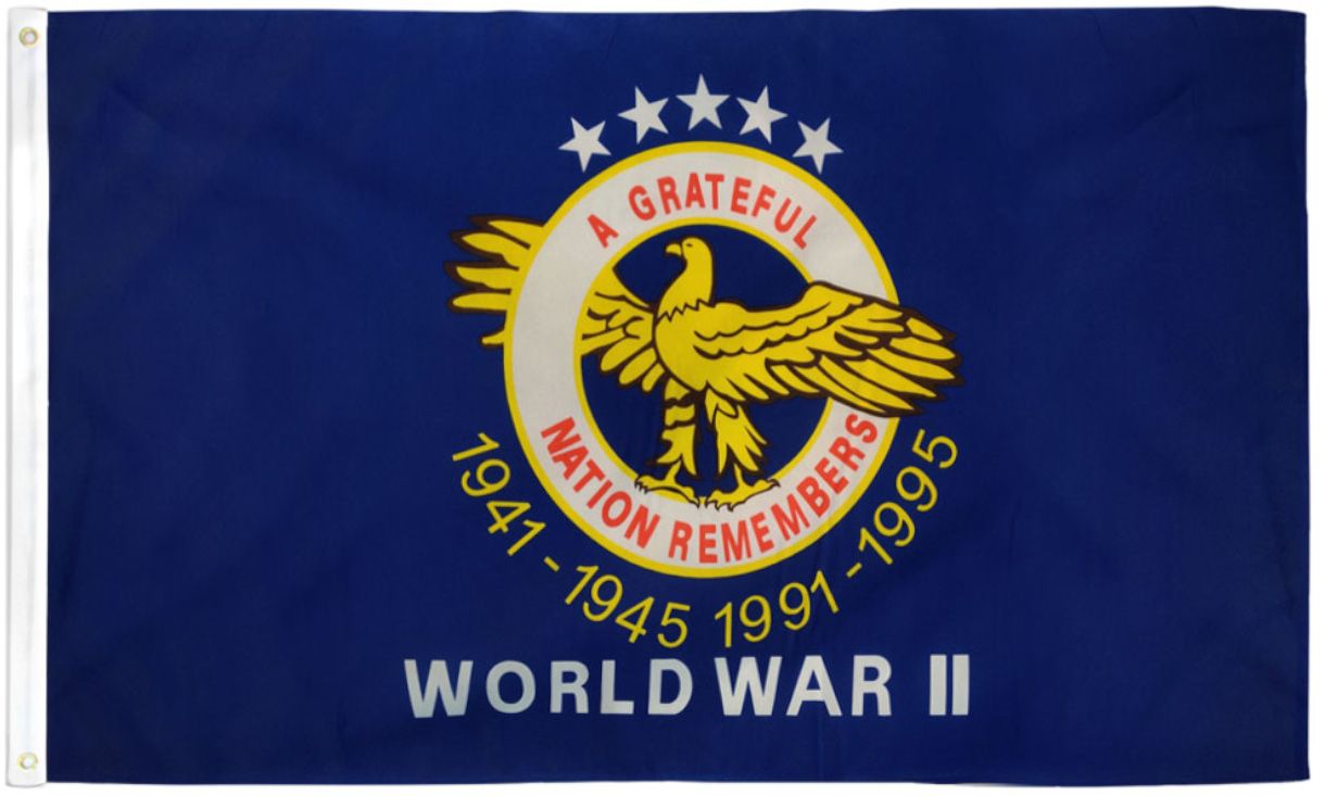 World War 2 American Veteran 3×5 Flag I AmEricas Flags