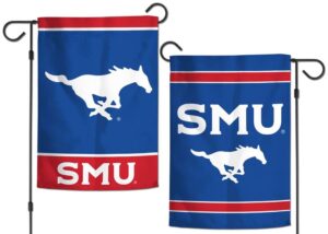 SMU Mustangs 2 Sided Garden Flag