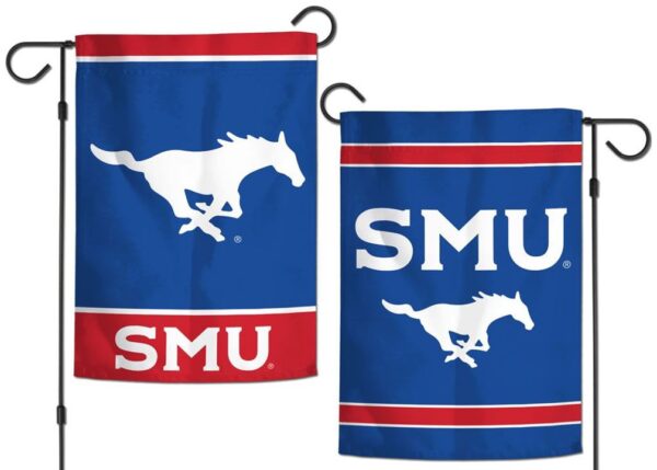 SMU Mustangs 2 Sided Garden Flag