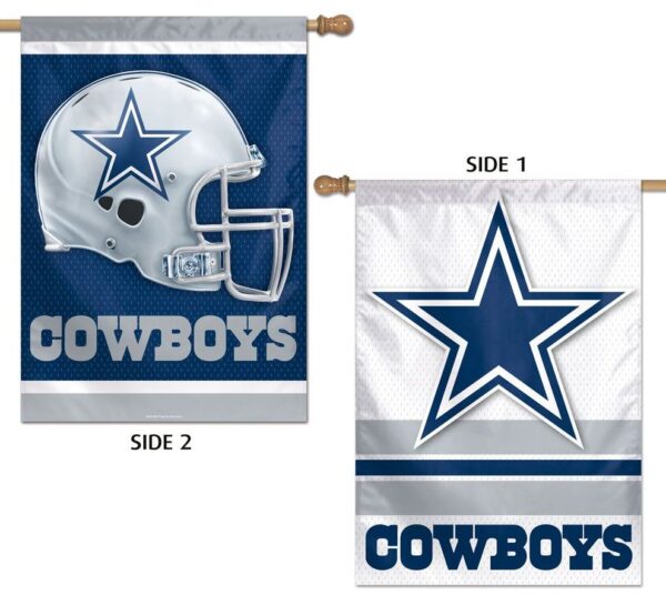 Dallas Cowboys 2 Sided House Flag