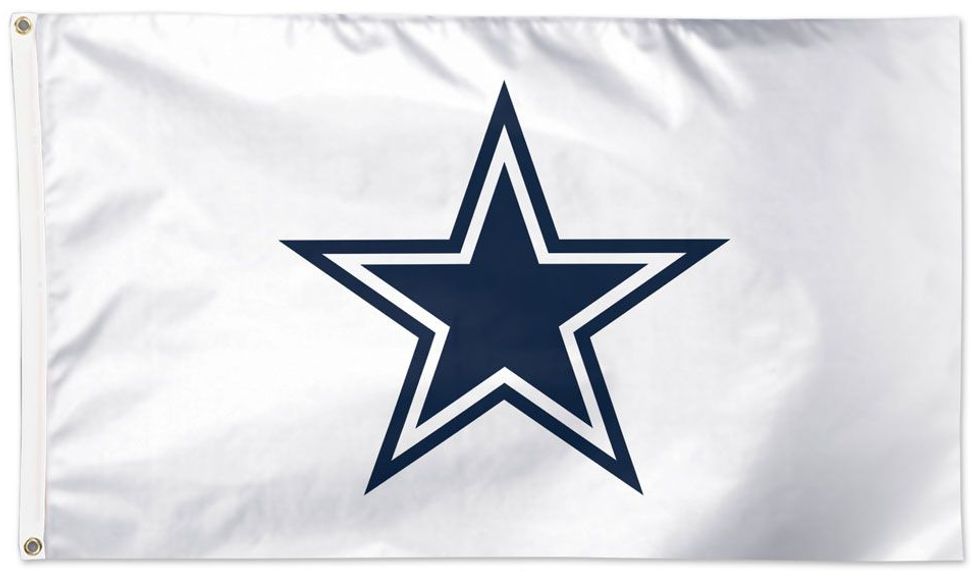 Dallas Cowboys Blue and White Deluxe 3×5 Flag - I AmEricas Flags