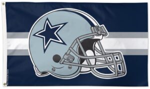 Dallas Cowboys Helmet Deluxe 3x5 Flag