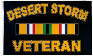 Desert Storm Veteran 3x5 Flag