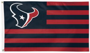 Houston Texans Stripes Style Deluxe 3x5 Flag