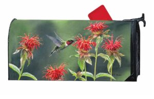 Hummingbird Flutter OVERSIZED Mailbox Cover