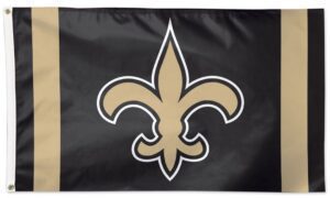 New Orleans Saints Vertical Stripes Deluxe 3x5 Flag