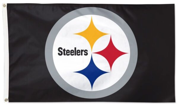 Pittsburgh Steelers Black 3x5 Flag