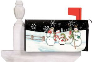 Snowman Holiday Nylon Mailbox Cover