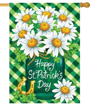 St. Pat's Sunflowers House Flag