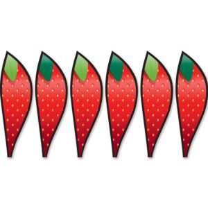 Strawberry Hot Air Balloon with Tail Spinner Detail