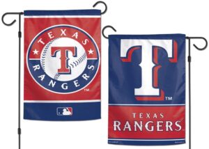 Texas Rangers 2 Sided Garden Flag