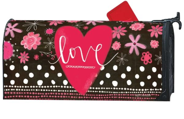Valentine Love OVERSIZED Mailbox Cover