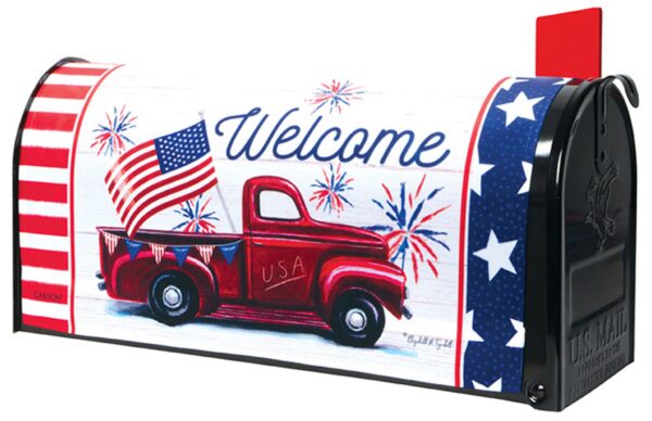 America Truck Mailbox Cover