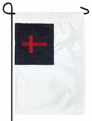 Christian Double Applique Garden Flag