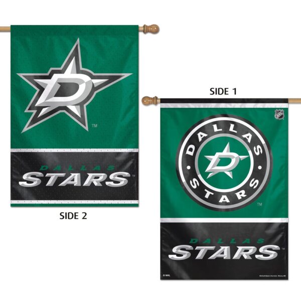 Dallas Stars 2 Sided House Flag