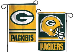 Green Bay Packers 2 Sided Garden Flag