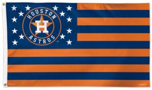 Houston Astros Stars and Stripes Deluxe 3x5 Flag