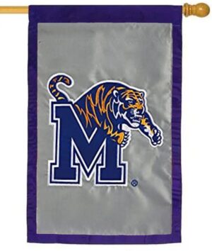 Memphis University Tigers Applique House Flag
