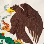 Mexico Embroidered 3x5 Flag Detail 2