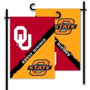 Oklahoma OU / OSU House Divided License Plate – Official Collegiate Tag