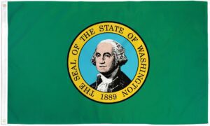 Washington State 3x5 Flag - 150 Denier Nylon