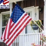 2.5' x 4' 2 Ply Polyester American House Flag with Pole Sleeve