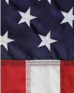 2.5' x 4' 2 Ply Polyester American House Flag with Pole Sleeve Detail
