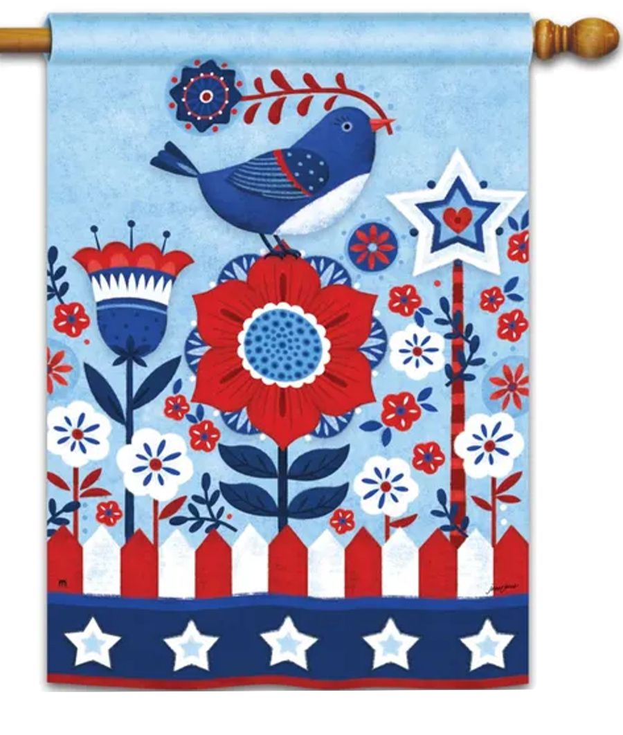 4th of July House Flags - I AmEricas Flags