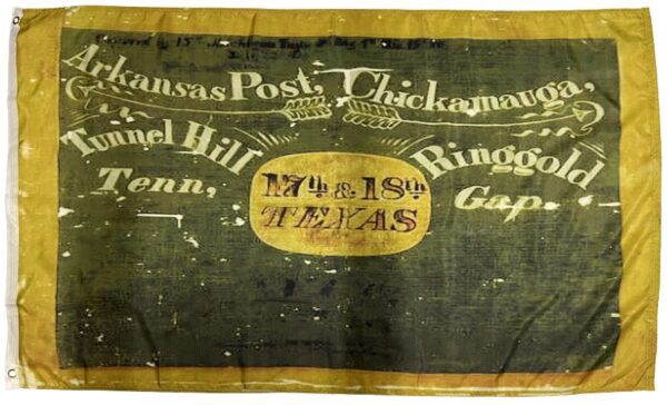 17th and 18th Texas Cavalry Regiment 3x5 Flag