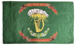 4th Massachusetts Regiment Irish Brigade 3x5 Flag