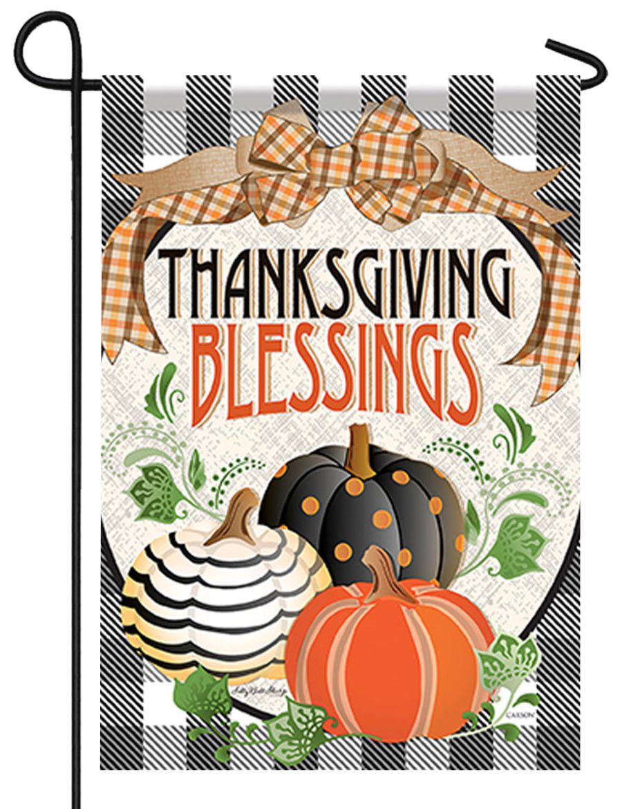 Painted Pumpkins Garden Flag - I AmEricas Flags