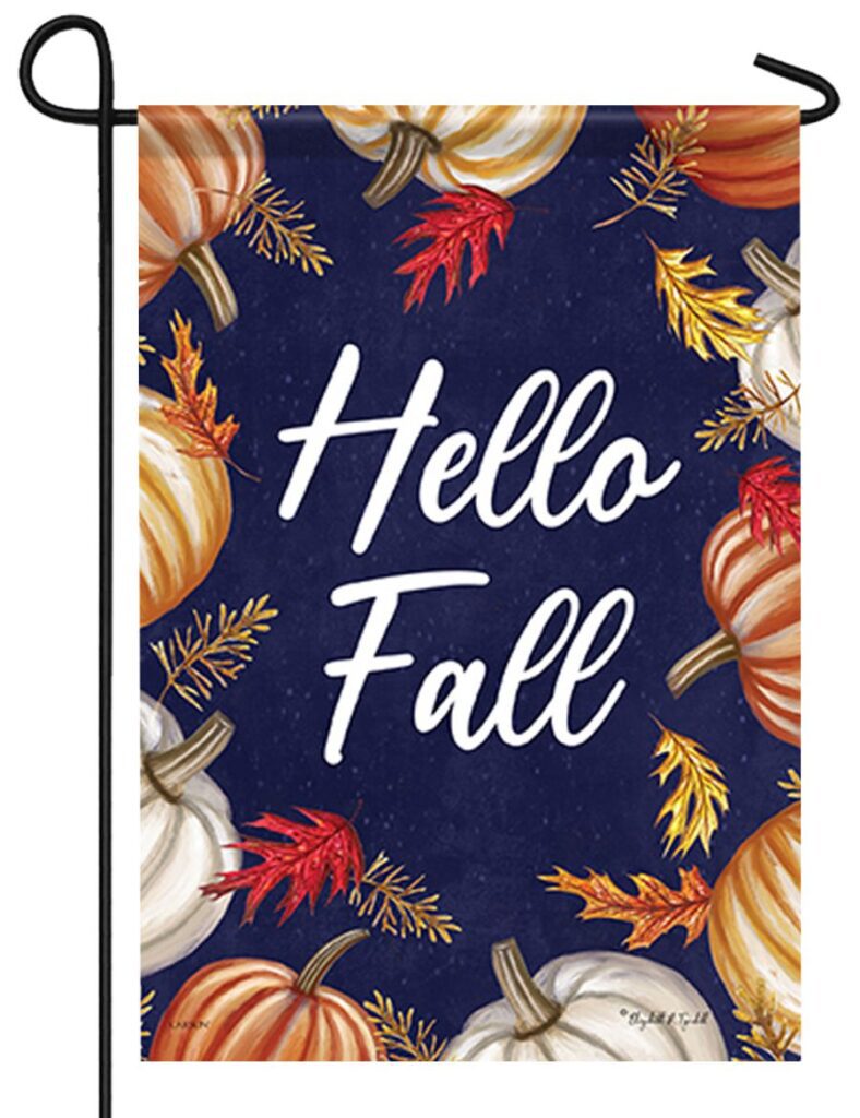 Pumpkin Frame Garden Flag - I AmEricas Flags